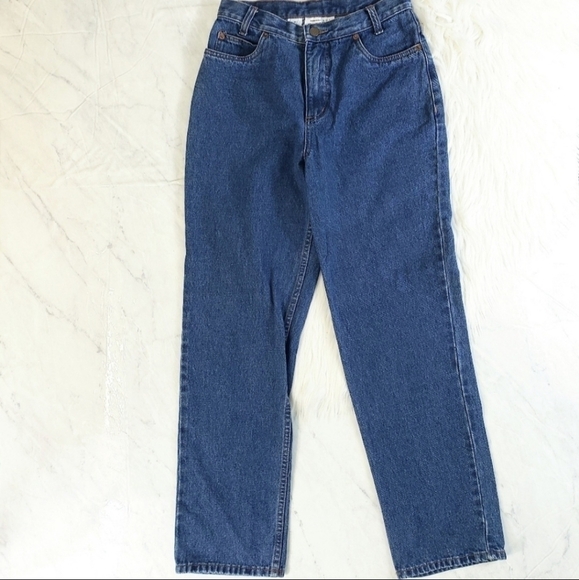 Pendleton Vintage High Waisted Mom Jeans Blue Denim Women's 2 Everyday Basic EUC - Picture 1 of 8